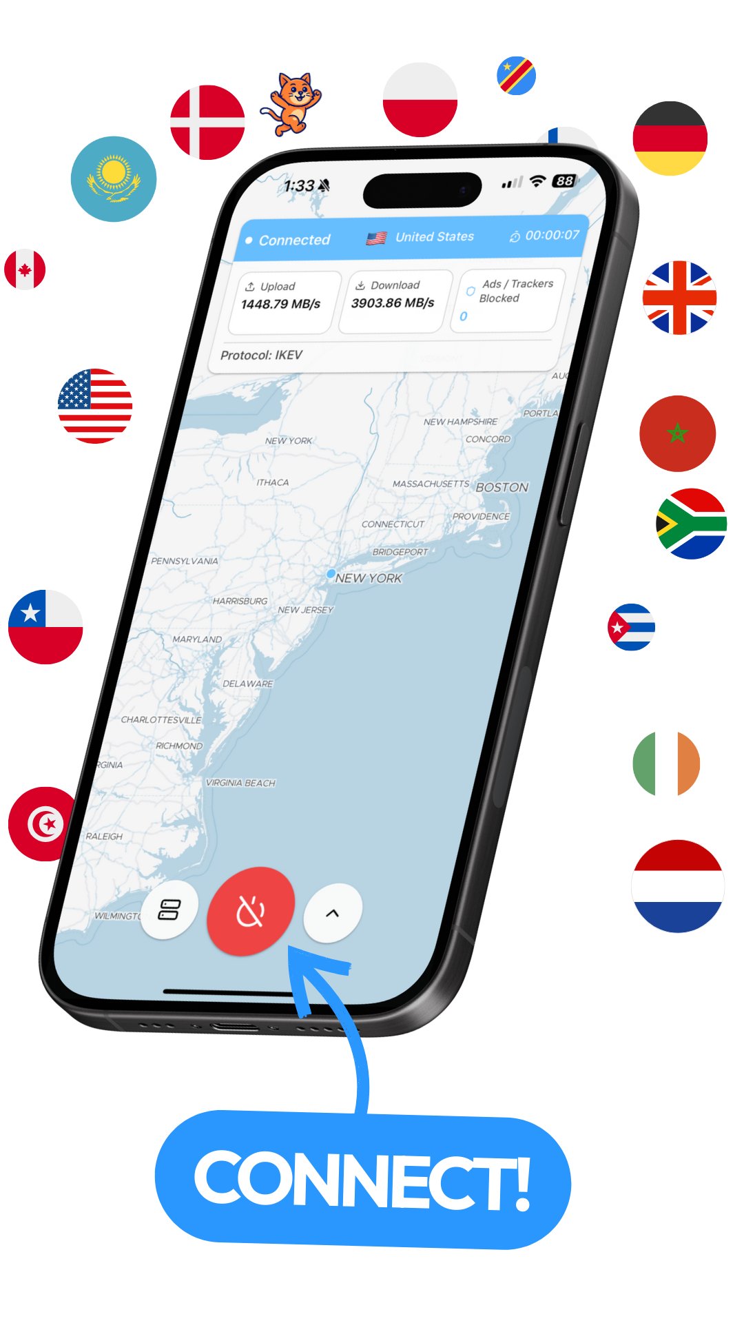 BuycatVPN app preview